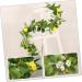 Zerodeko 2pcs Lemon Cane Spring Fruit Garland Front Door Wreaths Festival Garland Fruit Plants Hanging Lemon Artificial Lemon Garland Front Door Decor Silk Flower Branch Decorative Flower - Buy Online on GoSupps.com