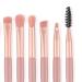 Buy Mini 8-Piece Makeup Brush Set - Soft Portable Travel Kit for Eyeshadow Application & Blending - Perfect for Beginners - Fast International Shipping - Buy Online on GoSupps.com