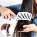 Boar Bristle Round Brush Set for Blow Drying - Vented Curved Detangling Brush with Ceramic & Ionic Technology for Smooth, Frizz-Free Hair - Ideal for Curling & Straightening - Buy Online on GoSupps.com