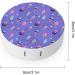 Cute Pink And Violet Round Case For Contact Lens Kit Storage Box with Mirror Printed - Buy Online on GoSupps.com