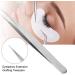 Eyelash Extension Tool | Professional False Eyelash Curler & Tweezer | Straight Tweezer LD-03 Silver for Eye Makeup - Buy Online on GoSupps.com