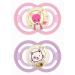 Mam Perfect Night S207 Schnuller with extra thin and flexible silicone sucker Skinsofiftm Ultrasoft for children from 6 months self -sterilized box different models 1 piece of rose