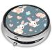 Buy Cartoon Cute Bunny Pill Box - 3 Compartment Travel Organizer | International Shipping Available - Buy Online on GoSupps.com