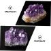 FOMIYES 5pcs Natural Crystal Cluster Natural Geode Cave Feng Shui Ornament Irregular Crafts Natural Minerals - Buy Online on GoSupps.com