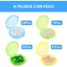 WLLHYF 5 Pack Mini Pill Box - Portable Vitamin Organizer for Travel | Small Pill Holder in Yellow Green & Blue - Buy Online on GoSupps.com