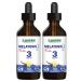 Liquid Melatonin Sleep Aid Maximum Absorption - Great Taste - Vegan GMO-Free - Gluten Free Sugar Free- Made in Canada - 2 Pack - (2x50 ml) 50 ml (Pack of 2)
