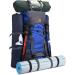 Bseash 60L Internal Frame Hiking Backpack with Rain Cover - Green | Outdoor Camping Daypack for Climbing & Touring - Buy Online on GoSupps.com
