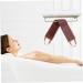 Outanaya 1pc Back Stretching Belt for Tanning Oil Application Self-applicator Tool for Body Lotion Easy to Clean Brown Back Wiping Strip for Smooth Even Finish - Buy Online on GoSupps.com