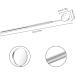 Kinzio Dental Mouth Mirror - Curved Angle Inspection Tool for Oral Care & Eyelash Extensions - Silver - Buy Online on GoSupps.com