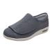 Diabetic Shoes For Women Adjustable Lightweight for Diabetic Edema Plantar Fasciitis Bunions Arthritis Swollen Feet Air Cushion Bottom Fattening And Widening Elderly Shoes ( Color : Light gray Size