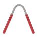 Face hair remover stainless steel manual hair roll Epilierer Beauty Spring Threading Tool cleaning face hair make-up for face lip hair removal (red)