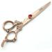 6-inch Rose Gold 440c high Hardness Japanese Hairpressing Scissors Salon Hairpressing Hair Cutting and Thinning Hairpressing Professional Hair Cut (Scissors Set) - Buy Online on GoSupps.com