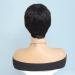 YOUKNOWIG Short Human Hair Pixie Cut Wig for Black Women - Full Machine Made, Glueless Bob Wig with Bangs in Natural Black - Daily Wear - Buy Online on GoSupps.com