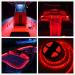 Vbakor 12V Pontoon LED Strip Lights 5M/16.4FT Waterproof Marine Boat Interior Deck Light - Red Color with Extension Cable - Buy Online on GoSupps.com