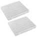 Vereen 2X 56 Grid Storage Tool Diy Removable Clear Plastic Organizer Nail Art Rhinestone