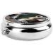 Little Raccoon Face Mini Round Pill Box | 3 Compartment Portable Pill Organizer for Travel Home & Office - Buy Online on GoSupps.com
