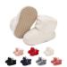 outfit spring Baby Winter Warm Fleece Bootie Newborn Non-Slip Soft Sole Winter Shoes Sock Shoes Cute Adjustable Crawling Shoes Prewalker Boots for Girls Boys Toddler 0-18 Months 0-6 Months A White