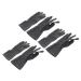 Angoily 6 Pairs Medium Large Thick Rubber Men Shampoo Guantes Desechables Salon Large Hair Coloring Hair Color Pellets Non-slip Man