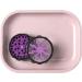 Cute Mini Pink Rolling Tray with Magnetic Lid - Premium Metal Design, Portable Storage for Home & Travel - 7 x 5.5 - Buy Online on GoSupps.com
