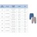 AYIYO Baby Linen Pants 2Pcs Set, Elastic Waist Harem Bloomers, 9-12 Months, Blue+Khaki - Buy Online on GoSupps.com