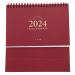COHEALI Pad Calendar 2024 18 Months Calendar 2023-2024 Desk Calendar Daily Schedule Calendar Calender Birthday Decoration for Girl Household Desk Calendar Dating Small Desktop Spiral Paper Red
