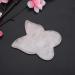 Shop Natural Rose Quartz Crystal Healing Massage Stone Butterfly Plate - Pink Jade Scraping Tool for Facial Care - Buy Online on GoSupps.com