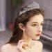Silver Crystal Tiara Crown for Women - Perfect for Bridal, Wedding, Prom and Birthday Parties - Buy Online on GoSupps.com