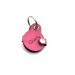 Copter farm dog brand bag for dogs on the collar |With engraving push button |Art leather real leather |Dog brand |Individually engraved on both sides (pink pear) pink pear