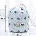 Portable Makeup Bag & Toiletry Organizer Pouch for Women - Cactus + Leaf Foldable Travel Cosmetic Bag - Buy Online on GoSupps.com