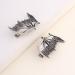 Silver Bat Halloween Hair Clips - Set of 2 Barrettes for Women and Girls - Buy Online on GoSupps.com