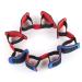 FRCOLOR 3pcs Toe Strap Girdle & Baoding Balls - Big Exercise Strap with Chime Alignment Sling & Waist Band - Stretching & Straightening Tool (9x6.5x3.5cm) - Random Color - International Shipping Available - Buy Online on GoSupps.com