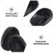 KALLORY 6pcs Hair Dye Ear Covers - Salon Professional Earmuffs in Black - Buy Online on GoSupps.com