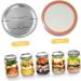 POPETPOP 150 Pcs Mason Jar Lids Tinplate Date Disc Tinplate Canning Lids Tinplate Lids Coffee Things Canning Lids Discs Mason Canning Lids Sprouting Metal Lid Mason Jars Glass Bottle Split - Buy Online on GoSupps.com