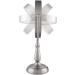 Zadro 11 Makeup Mirror with Lights and 12X/1X Magnification, Dimmable Touch LED Lighted Mirror, Satin Nickel - Buy Online on GoSupps.com