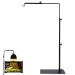 Reptilia lamp stands for habitat cage landing lamp stand holder with base support for reptile-territory light stands suitable hermit crayfish bare stage turtles geckos lizard size l
