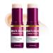 2 Pcs Calcium Multi Balm Calcium Volume Multi Balm Korean Collagen Moisturizing Stick for Anti-Aging Hydrating & Firming Treatment with Vitamin E Suitable for Eyes Face Neck All Skin Types