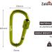 Buy New Mini Keychain Carabiner - Zalava Multi-Functional 6 Color Hook for Camping Fishing Hiking & Travel - Buy Online on GoSupps.com