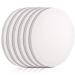Frcctre 6 Pack 12 Inch Round Canvas Panels Pre Stretched Blank Painting Canvas Boards Circle White Art Canvas Panels for Oil Acrylic Gouache Crafts