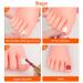 Flexible Soft Silicone Practice Fake Foot Model - Nail Art Training Tool (1 Pair) - Buy Online on GoSupps.com