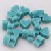 Florex Florex 50 x Mini Sheep's Milk Soap Heart Shaped Cornflower in Organza Bag