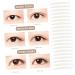 POPETPOP 20 Sheets Double Eyelid Sticker Eye Makeup Tools 2 Sided Tape Beauty Supplies Patch Breathable - Buy Online on GoSupps.com