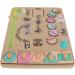 Dementia Fidget Board - Calming Sensory Activities for Adults with Autism - Wooden Busy Board for Dementia - Buy Online on GoSupps.com