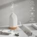Salubrito Ceramic Aroma Diffuser | White Essential Oil & Ultrasonic Humidifier | BPA-Free Aromatherapy Diffuser | Automatic Shut Off | 100ml - Buy Online on GoSupps.com