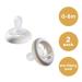 Tommy Tippee 0-6m Shaped Pacifier Set - Skin-Like Texture Jaw-Friendly Design & Sterilizer Box - Buy Online on GoSupps.com