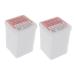 Didiseaon 2pcs Cleaning Pads Eyelashes Extension Glue Eye Lash Cleaner Eyelash Extension Eyelash Cleaner Eyelash Glue Cleaner Cleaning Wipes Glue Cleaning Pad White Abs Glue Remover Tweezers