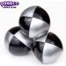 Juggle Dream 3x Pro Thud Juggling Balls Set - Professional Silver/Black Balls with Free Online Learning Video for Beginners & Experts - Buy Online on GoSupps.com
