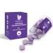 Purple Toothpaste Tablets for Teeth Whitening by Rabbitooth Color Correction Whitening 30pcs Mint Flavor 30 Count (Pack of 1)