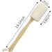 Natural Loofah Back Scrubber QpenguinBabies Loofah on a Stick with Natural Loofah Sponge Exfoliating Body Sponge Scrubber With Long Wooden Handle Back Brush For Men & Women in Bath Spa Shower 2 Pack - Buy Online on GoSupps.com