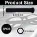 NHGAA 3 Pairs of Soft Elastic Knitted Cotton Glasses Ear Pads - Comfort Accessories for Sunglasses & Reading Glasses (Black) - Buy Online on GoSupps.com