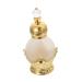 minkissy 1pc Perfume Bottle Humidifier Freshener Diffusers Fragrance Small Perfumes Aroma Essential Oil Perfume Refillable Empty Bottle Travel Glasses Middle East Composite Material 9X4X4CM Golden